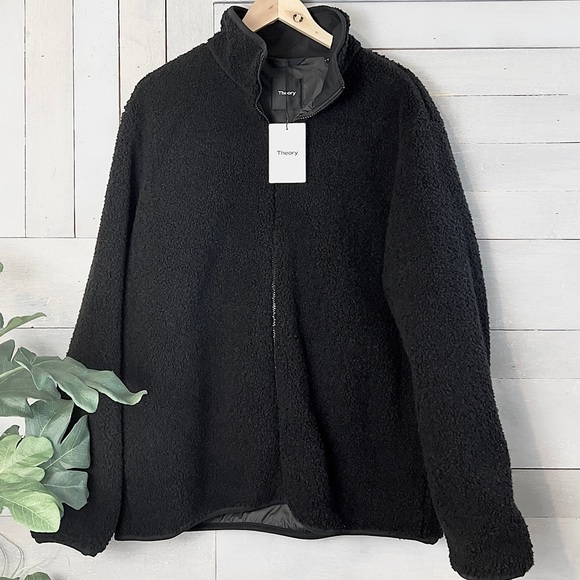 Theory Classon Fall Fleece Full Zip Jacket - Picture 8 of 12